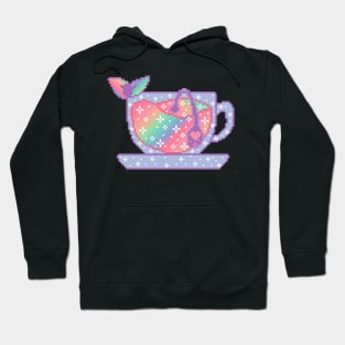 Galaxy Tea Pixel Art Hoodie